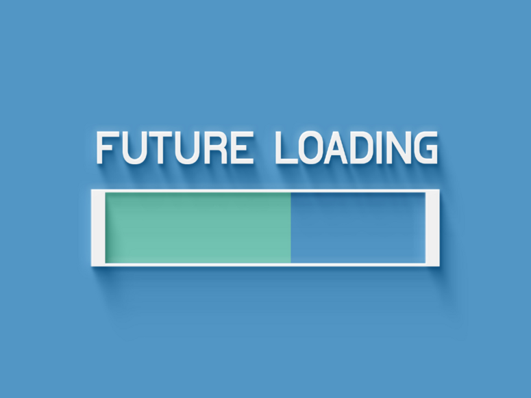 Abbildung mit der Aufschrift "Future Loading" und einem Ladebalken