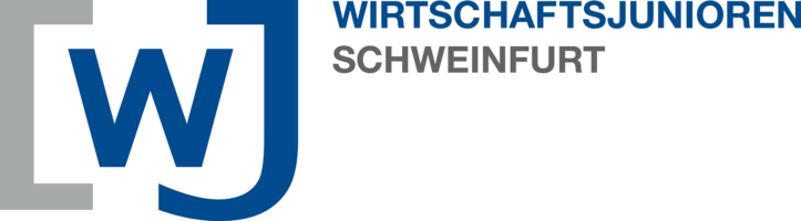 Abbildung Logo großer Buchstabe W mit der Beschriftung Wirtschaftsjunioren Schweinfurt